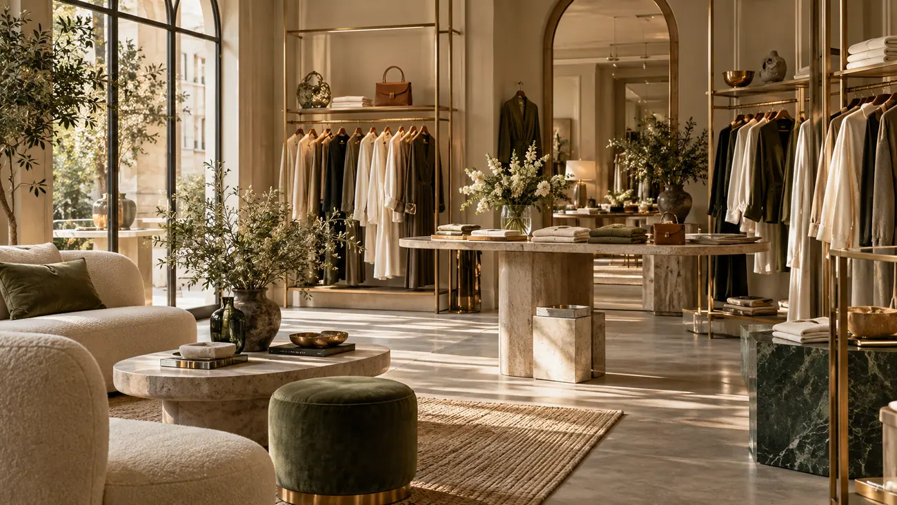 Eine Boutique, die zum Spiel wird